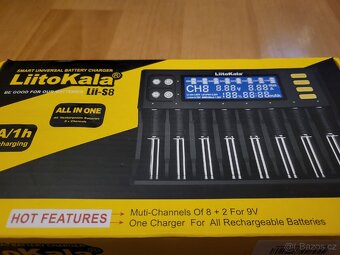 Univerzální nabíječka LiitoKala Lii-S8 - 2