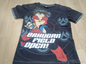 CHLAPECKÁ TRIČKA 4 KUSY vel.128,7-8 LET - 2