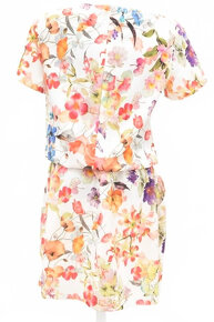 Dámské letní květované šaty s kapsami - 2