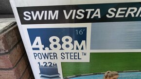 Bazén POWER STEEL 488x122cm + písková filtrace - 2
