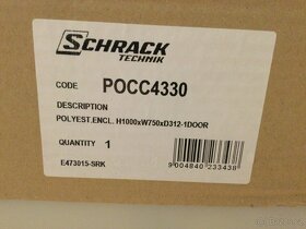 Prodám nový elektro box/rozvaděčová skříň SCHRACK POCC4330 - 2