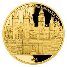 Zlatá mince 500 Kč Hradec Králové - 2