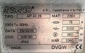 Profi myčka Aristarco AP 40.28 - 2
