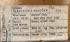 ELEKTRICKÁ PÁJEČKA 24V, 75W, typ 254 - 2