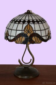 Vitrážová Tiffany stolní lampa Tiffany nová - 2