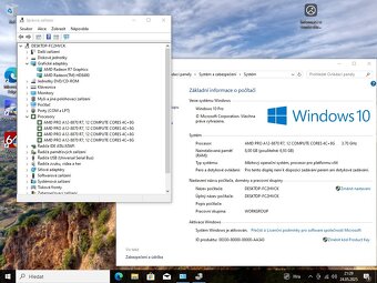 PC Hp AMD Pro A12 8870 R7 / DDR4 8GB/ HD8490 / LCD - 2