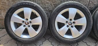 Originál alu Škoda Fabia 3 5x100 185/60 R15 - 6mm - 2