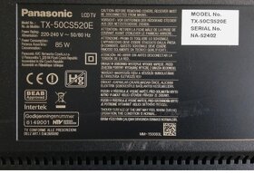 Panasonic TXN/P1NBVE TX-50CS520E TV - 2