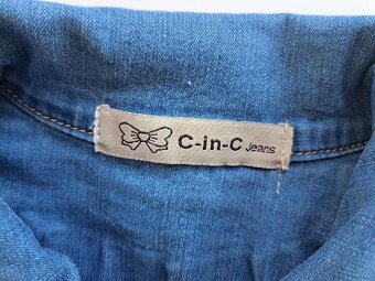 riflové mini šaty, zn. C-im-C Jeans, vel. S - 2