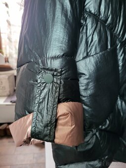 BUNDA 4XL- TMAVĚ ZELENO-BÉŽOVÁ- MÓDNÍ - 2