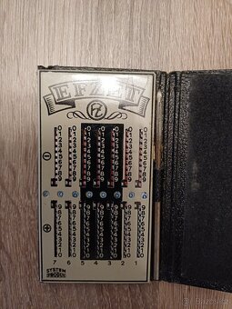 Německý mechanický kalkulátor Efzet (System Produx) - 2