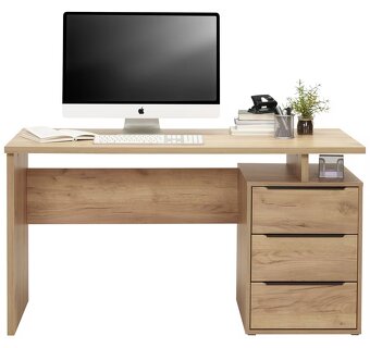kancelářský stůl 138x60 dub artisan - 2