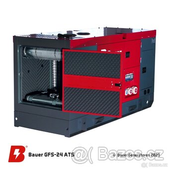 Naftová elektrocentrála GFS-24ATS, 24kW/30kVA generátor - 2