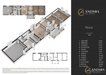 Prodej rodinného domu/rekreační chalupy, 1479 m² - Vesce - 2