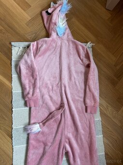Dívčí kombinéza jednorožec vel.146/152 - 2