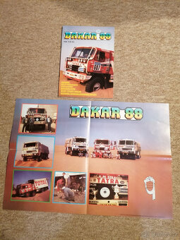 Publikace DAKAR 88 s plakátem - 2