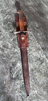 Originál švýcarský bajonet M1918 na pušku Schmidt Rubin - 2