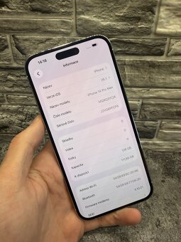 iPhone 14 Pro Max 128GB Silver, baterie 85% - 2