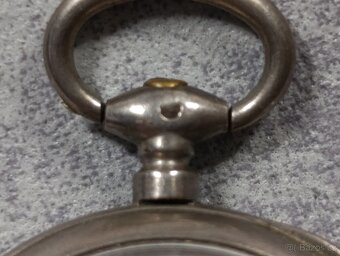 Stříbrné kapesní hodinky - kličovky, rok 1885 - 2