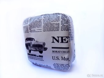 Kosmetická taštička - noviny - NOVÁ - 2