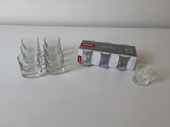 Skleněné panáky - 12 ks - 2