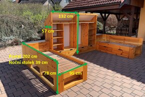 Zánovní nábytek - dětský pokoj, podkroví - 2