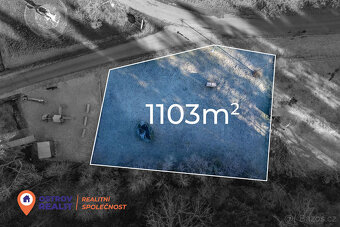 Prodej, stavební pozemek 1103 m2, obec Hrabůvka, Hranice - 2