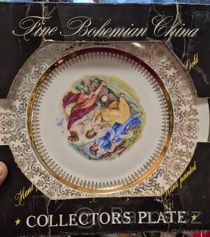 2x talíř 3 Grácie, Fine Bohemian China /NOVÝ/ - 2