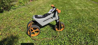 Odrážedlo FUNNY WHEELS Rider SuperSport 2v1 šedé matné s pop - 2