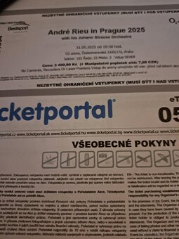 Vstupenky na André Rieu, 31.5.2025 - 2