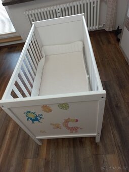 Dětská postýlka IKEA SUNDVIK s matrací - 2