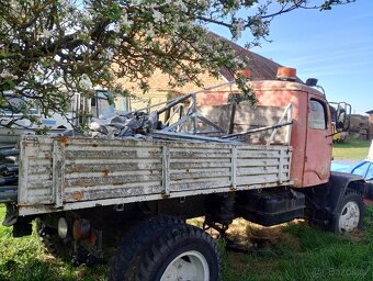 Praga V3S valník 4x4 s pluhem - 2