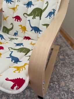 Detske kreslo Ikea poang /dinosauri - 2