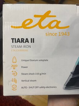 PARNÍ ŽEHLIČKA ETA TIARA II - 2