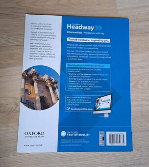 Pracovní sešit angličtiny – Headway 5th edition Intermediate - 2