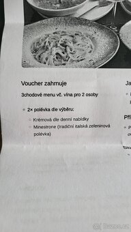 Poukaz na 3 chodové menu pro 2 vč. vína do restaurace Family - 2