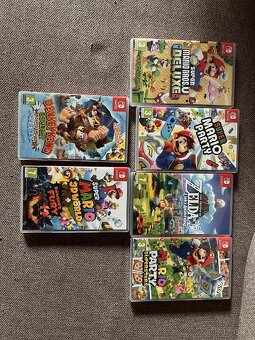 Nintendo switch - kompletní set (4 Joy-Cony, 7 her) - 2
