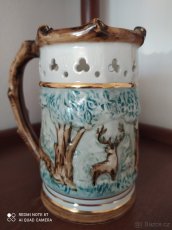 Pivní,porcelánový korbel Royal Dux - 2