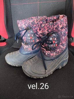 Zimní dívčí obuv - 2