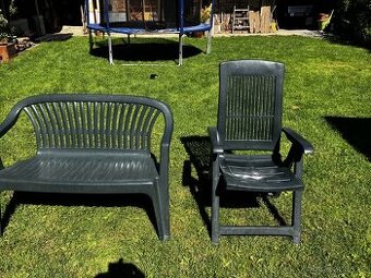 Zahradní židle, stůl, lavice - 2