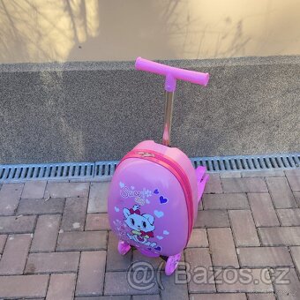 Dětská cestovní koloběžka 2v1 s kufříkem - 2