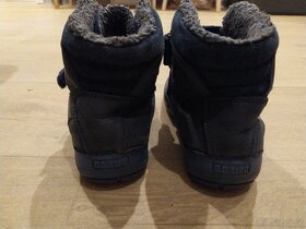 Chlapecké zimní kožené barefoot boty vel. 34 zn. DD step - 2
