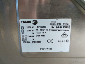 vestavná mikrovlnná trouba Fagor MW3-176 GX - 2