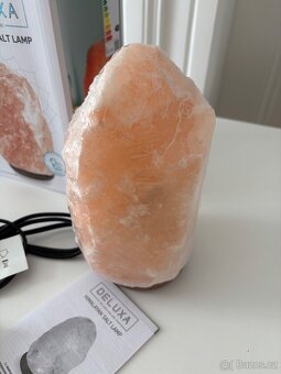 Himálajská solná lampa 20cm značka Deluxa - 2