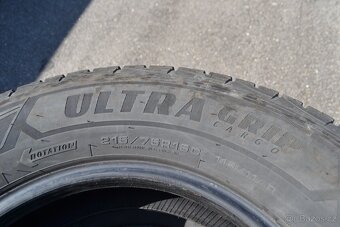 4ks zátěžové pneu 215/75R16C GoodYear CARGO - 2
