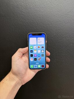 APPLE IPHONE 12 MINI 64GB-BÍLÝ,KRÁSNÝ STAV,BATERIE 100% - 2