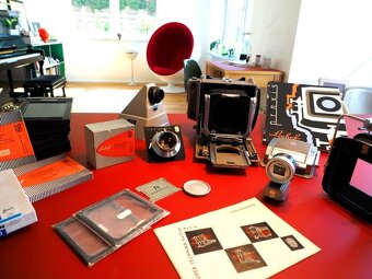 Kompletní vybavení Linhof Technika IV 4x5 s Tessarem - 2