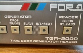 FOR.A / TGR200 time code generator reader, čtečka generátoru - 2