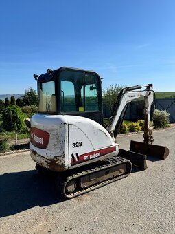 Minibagr Bobcat 328 2001 2x lzice - 2