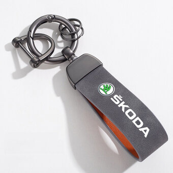 kožená klúčenka škoda viac farieb - 2